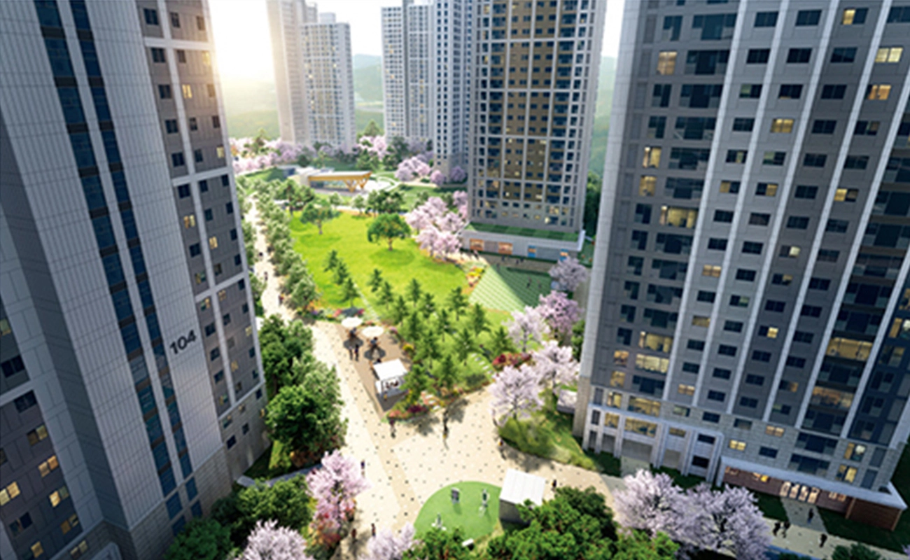 채광을 고려한 단지배치